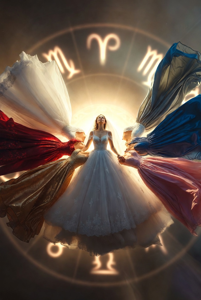 Wedding Dress Colors & Their Spiritual Meaning: What Your Zodiac Reveals About Your Marriage Destiny